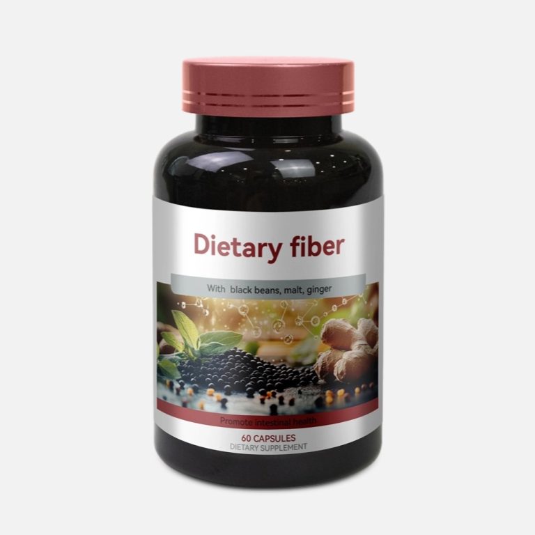 Dietary fiber capsule supplement