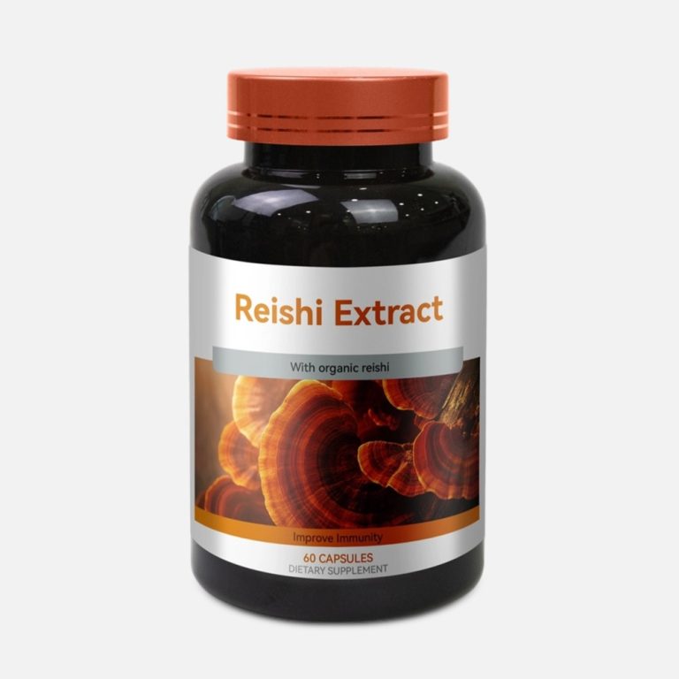 Reishi extract capsule supplement