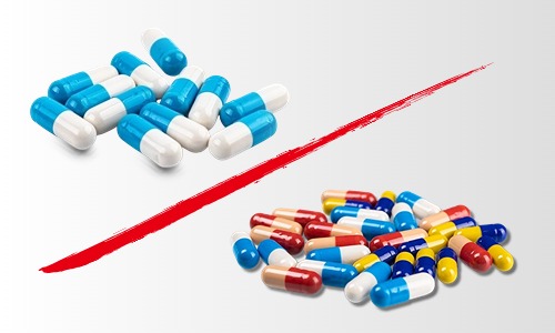 Plant and gelatin hard capsules