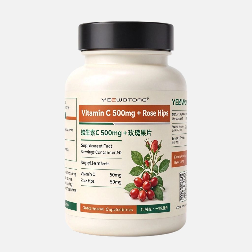 vitamin c 500mg + rose hips